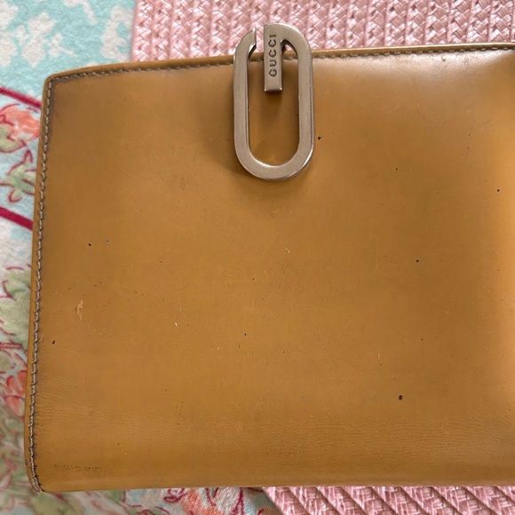 Gucci wallet camel color soft leather - Picture 1 of 8